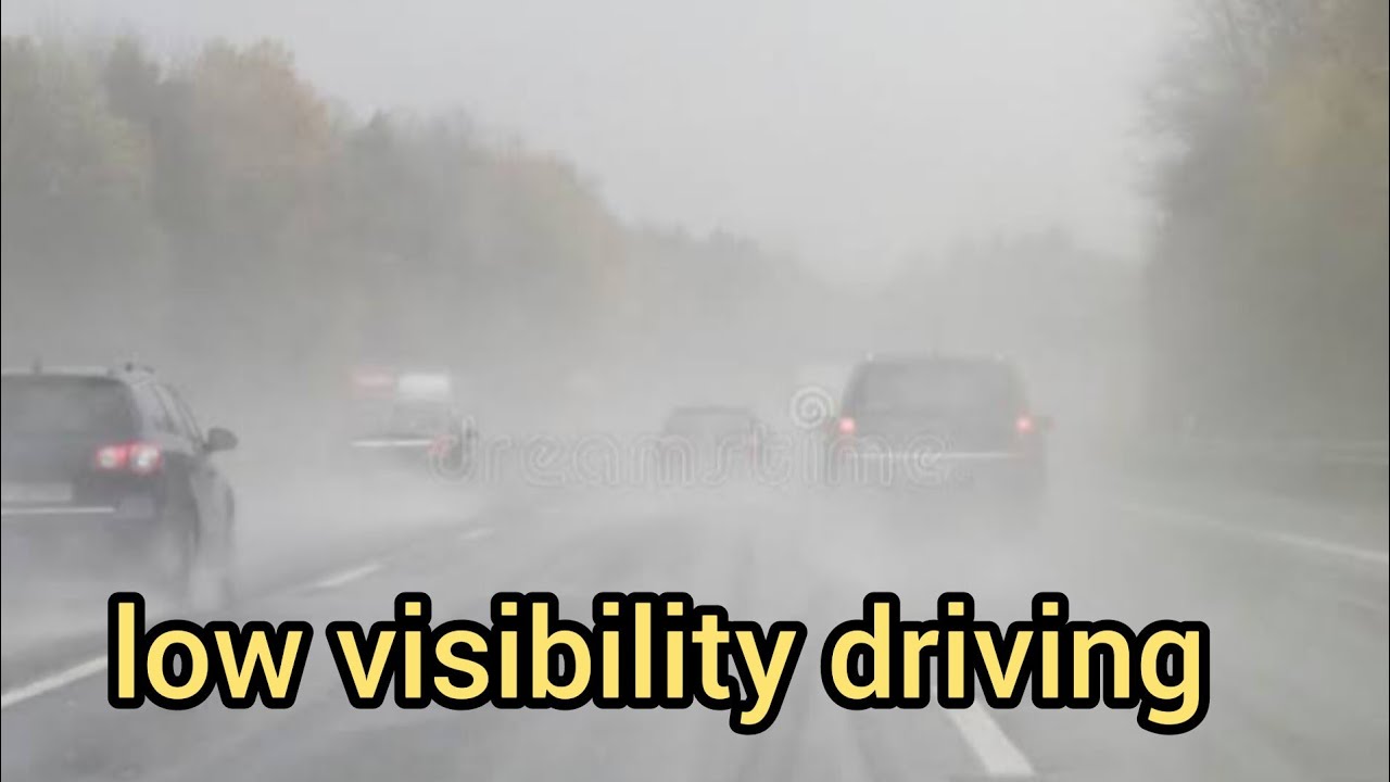 Asmr driving in Fog / low visibility driving YouTube