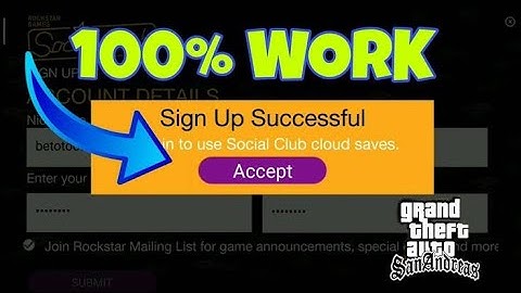 How To Create a New Account Of Rockstar Games Social Club // Grand Thief Auto Online ( GTA ) Android