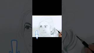A girl Drawing Pencil Sketch ✏ ? creative  artvideo drawing pencildrawing girldrawing girl