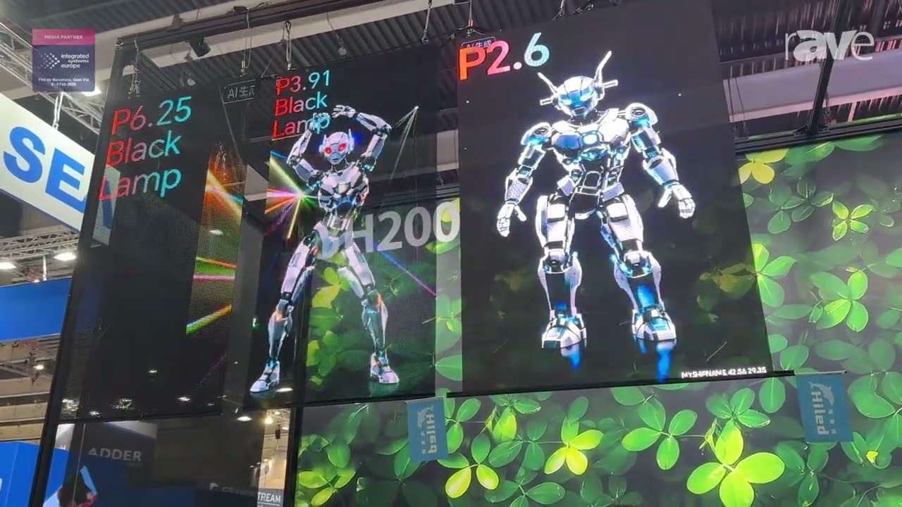 ISE 2026: HiLED Display Features Transparent LED Display Lineup