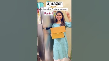 Fridge organizer #fridgeorganization #storage #fridge #creator #ytshortsvideos #kitchenfind #amazon