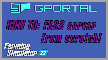 How To: Start a GPortal server for Farming Simulator 22! #gportal #fs22