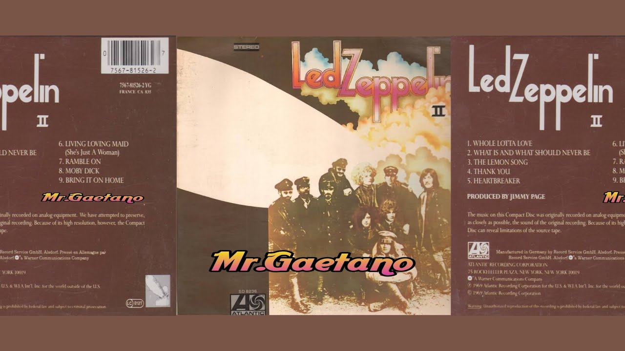 Led Zeppelin - Led Zeppelin II (Full Album 1969) ][HD] - YouTube