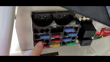 Using an Eaton Bussmann fuse and relay box to convert from key to toggle ignition