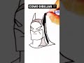 COMO DIBUJAR A BATMAN #shorts #dibujo #batman #viral