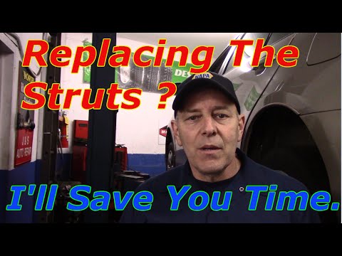 How To Replace Front And Rear Struts On A 2008 Toyota Camry - YouTube