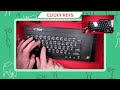 ZX Spectrum Toastrack Mechanical (Clicky!) Keyboard + Refurbish