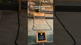 William Shakespeares Grave Site | Famous Graves | RIP #williamshakespeare #church #famousgraves