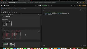 1378. Replace Employee ID With The Unique Identifier || SQL 6/50