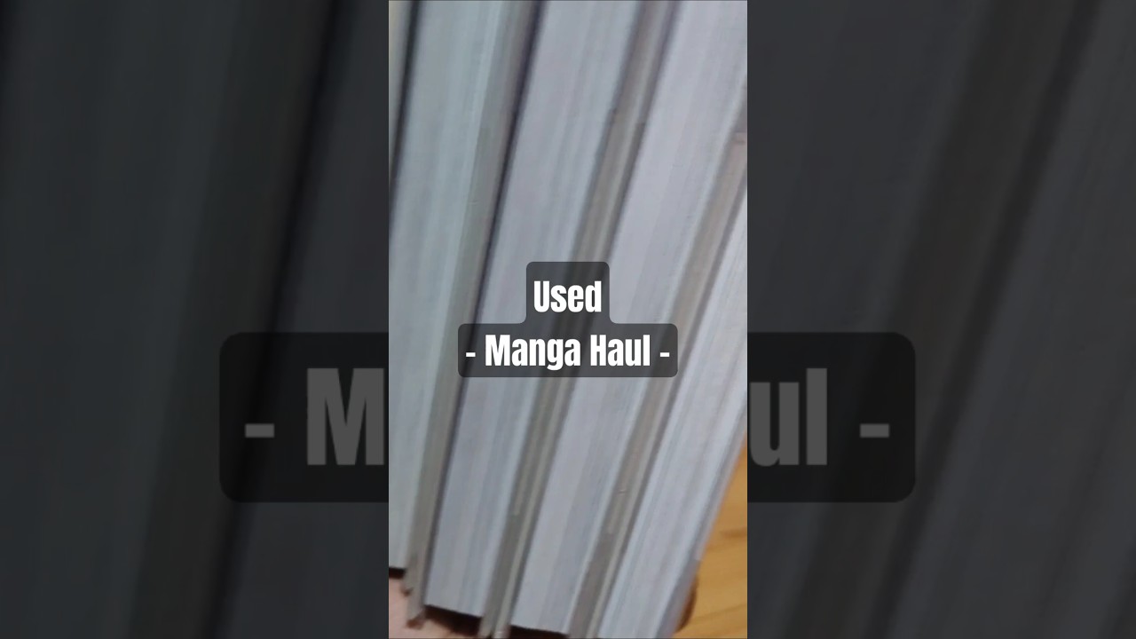 My First Hardcover Manga!