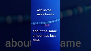 how to make a beaded cherry ring  #shorts