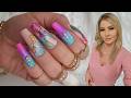 Mermaid Nails 🧜♀️ Best way to ombre gel polish. Summer nail art tutorial