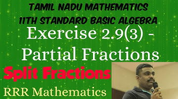 Class-11/Basic Algebra/Resolve  into Partial Fractions. Exercise 2.9(3)