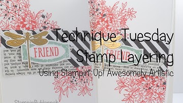 Technique Tuesday | Stamp layering