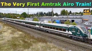 The Very First Amtrak Airo Train! (4K) | Amtrak Cascades | Sept. 30, 2026