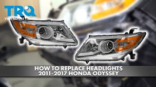 How to Replace Headlights 20112017 Honda Odyssey