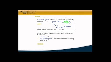 ChaosBook.org chapter Go with the flow: Dynamical systems : a summary