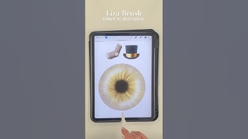 How to draw (iris) an Eye in procreate 🧦🎩 #procreatetutorial #digitalart