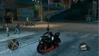 saint row 3 - gameplay petit tour en moto