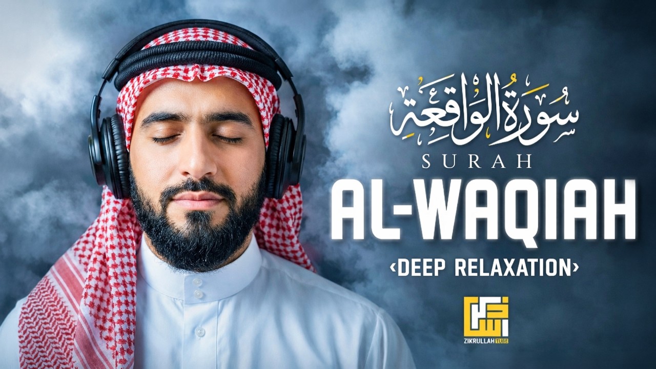 Surah Al-Waqiah - سورة الواقعة | Deeply Relaxing Quran for Peace | Zikrullah Tube