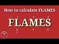 FLAMES | Flames Game | How to calculate FLAMES