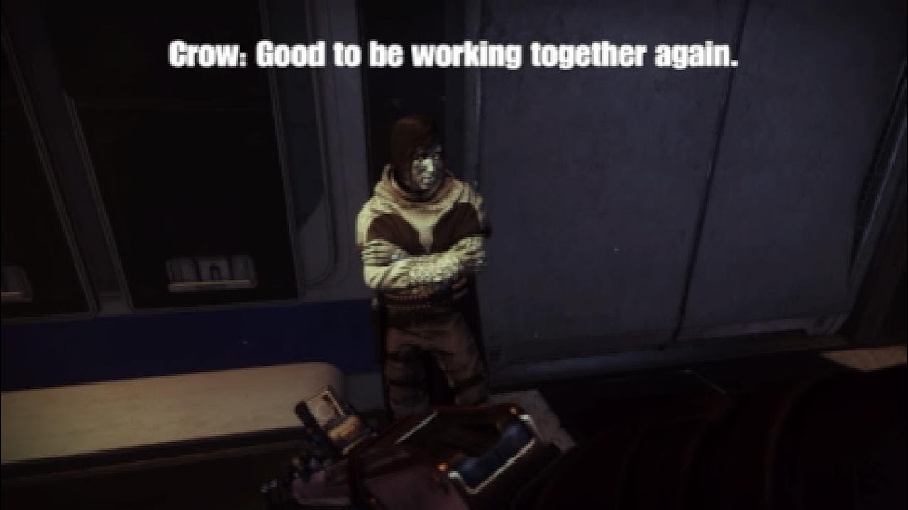 Idle Dialogue, The H.E.L.M. | Crow: "Good to Be Working Together Again" | Season of Defiance