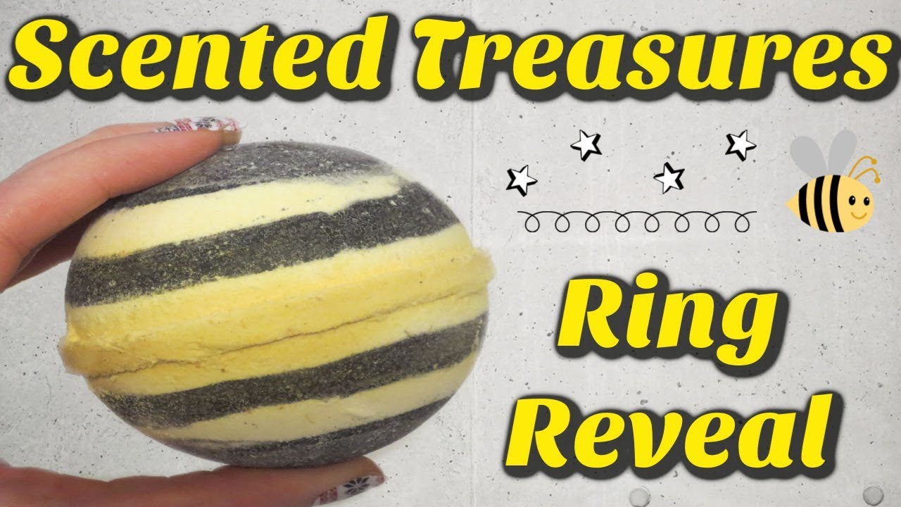 Scented Treasures Ring Reveal Queen Bee Bath Bomb! YouTube