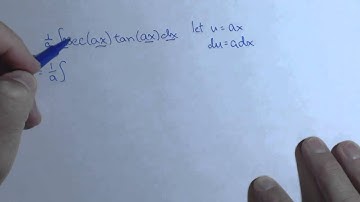 U Substitution for Indefinite Integral Ex1 trig function