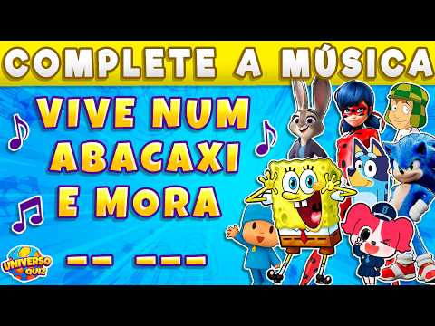 Mega Desafio dos DESENHOS e FILMES 🧠 Adivinhe pela Música, Dancinha + 40 Jogos Divertidos