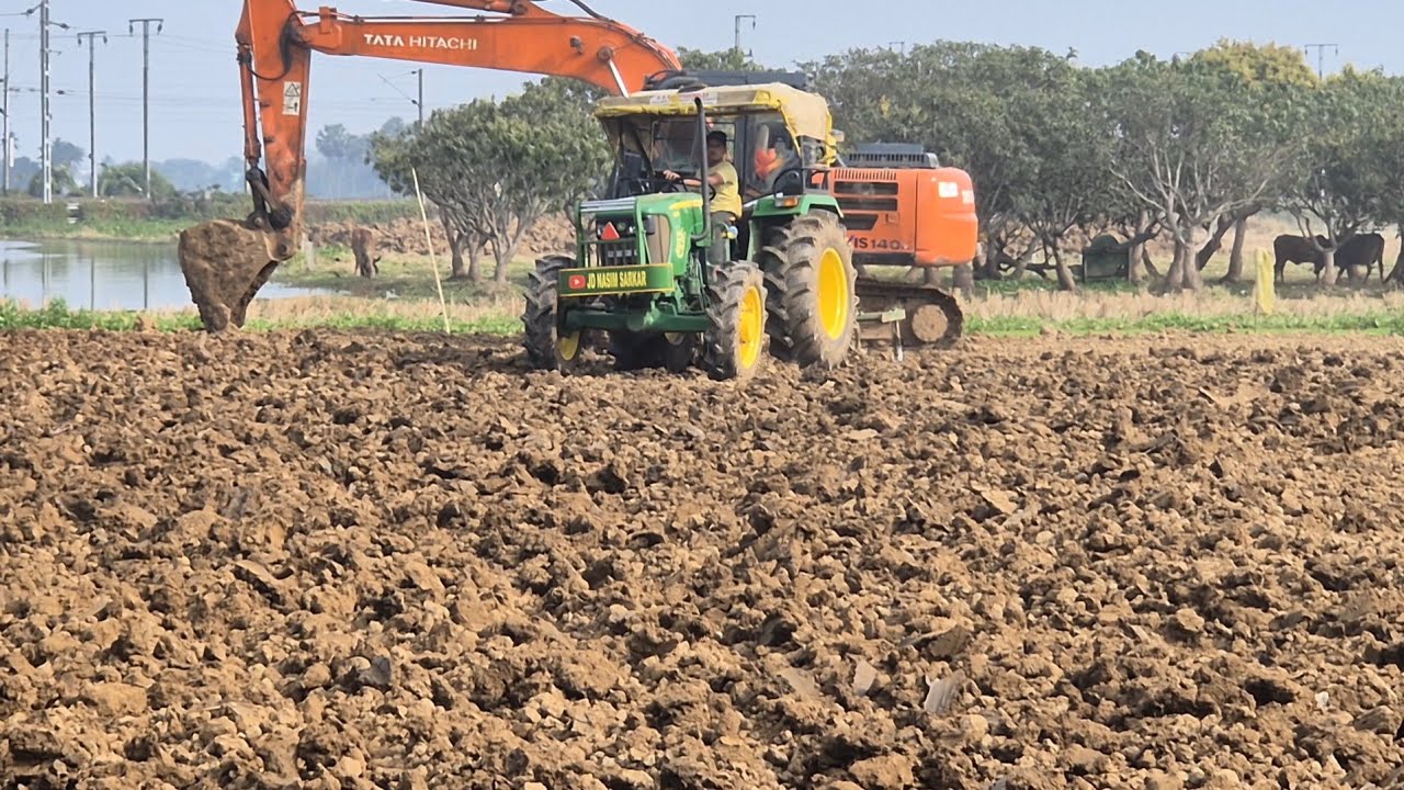 Johndeere 5210 4wd geir pro tana fal a chass deya hochhe  #video #vloge 