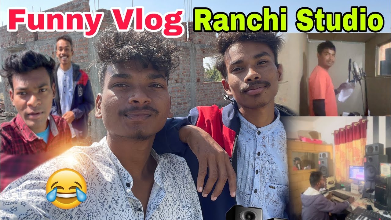 Funny Vlog Ranchi Studio // Ranchi Recording Studio Full Comedy Vlog