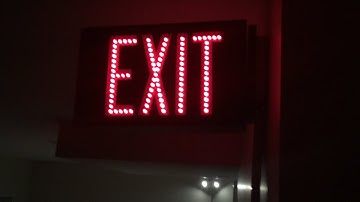 Exit Sign Setup 13 | Inverter Powered Units