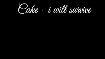 Cake - I Will Survive guitar solo acoustic