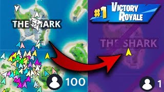 I Got 100 Fans To Compete By Only Landing At The Shark