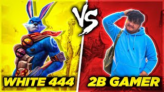 WHITE444🔥 VS 2B Gamer😥||The Must Awaited Battle -Garena Freefire #Clashofgods #Hackergameplay
