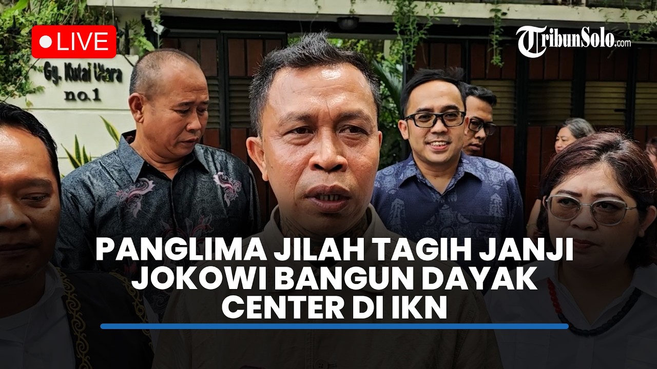 🔴LIVE : Sambangi Solo, Panglima Jilah Tagih Janji Jokowi Bangun Dayak Center di IKN