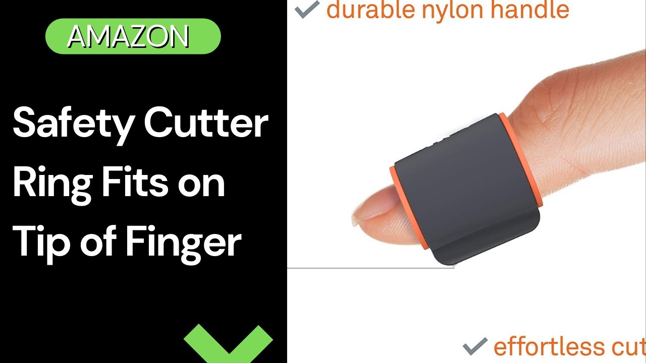 Cutter Safety Cutter Ring, Fits on Tip of Finger ON AMAZON dress's