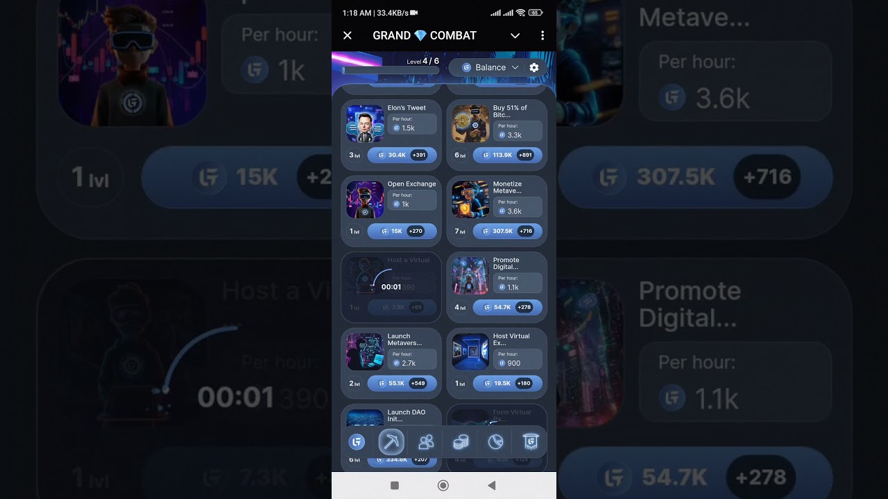 Grand combat combo cards 01 November 