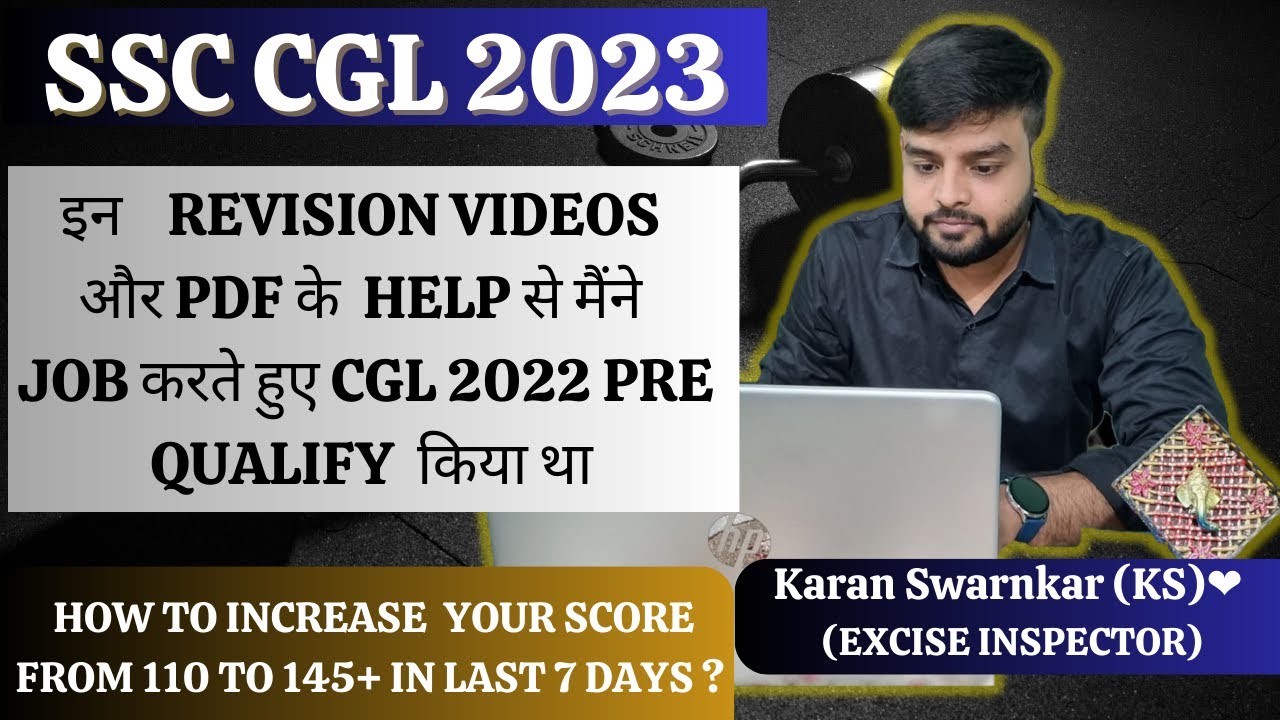 SSC CGL 2023 || BEST REVISION VIDEOS TO WATCH IN LAST 7 DAYS || CRACK ...