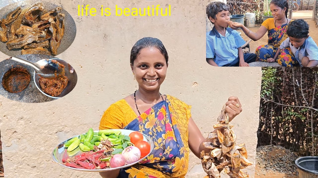 😋దొండకాయ రోటి పచ్చడి కృప చాలా బాగా చేసిందండోయ్.|Dondakaya roti pachadi in Telugu | Village cooking..