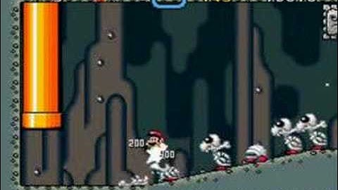 Super Mario World Custom Level: Red Switch Catacomb