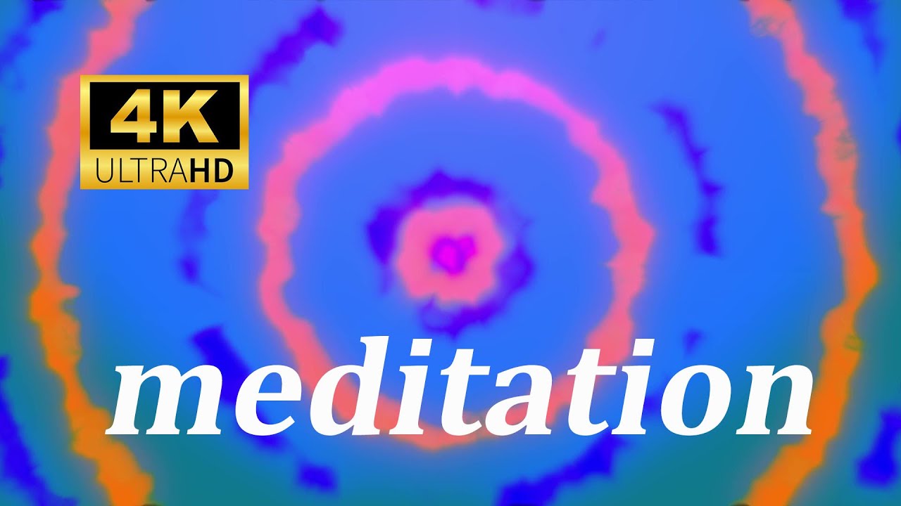 Hypnotic Colorful Circles: 10.5 Hours of 4K Meditation Video (No Sound)