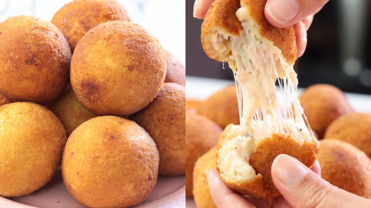 SALGADO DE QUEIJO E PRESUNTO | MASSA CREMOSA | CROCANTE E SEQUINHO POR FORA | LANCHE FÁCIL