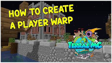 How to create a player warp on TerraeMC | Tutorial #5