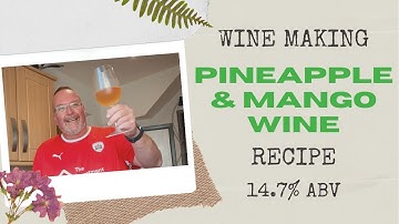 Making a Pineapple and Mango Wine, 14.7% ABV