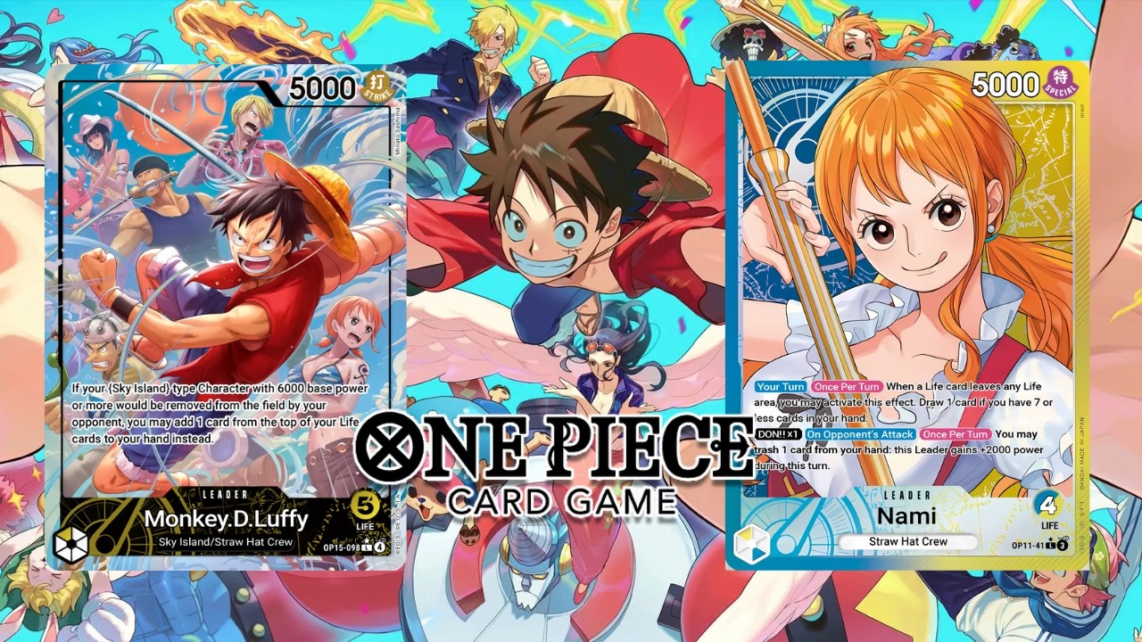 OP15] Sky Luffy vs Nami | One Piece Card Game - YouTube