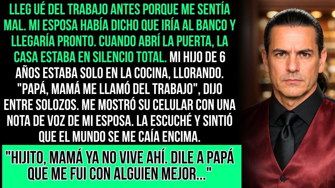 Volví Del Trabajo A Las 4 PM  Mi Hijo Estaba Solo Llorando  'Papá, Mamá No Vive Aquí