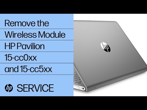 Lepaskan Modul Nirkabel HP Pavilion 15-cc0xx dan 15-cc5xx HP