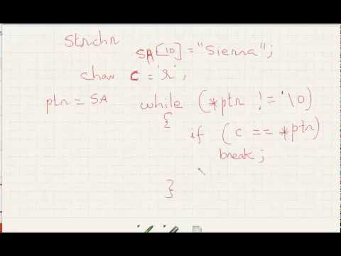 pointer strchr