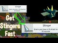 Fastest stinger grinding method 50 stingershr bee swarm simulator